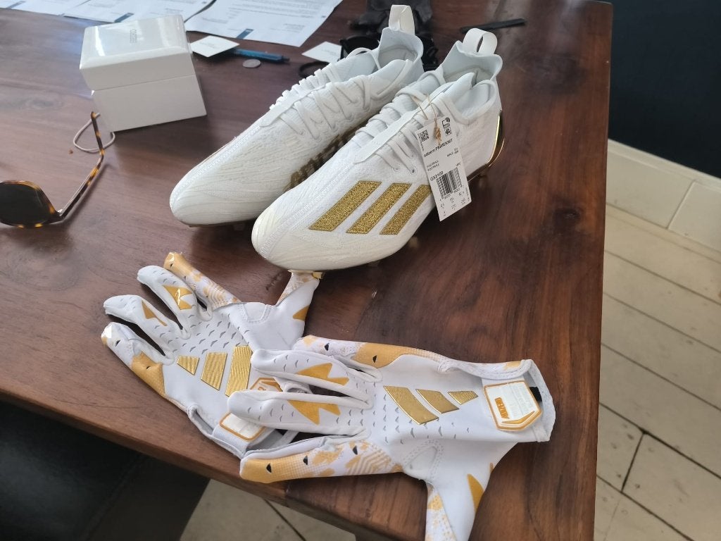 Adi-Zero Prime Knit American Football Cleats & Gloves, Ophalen, Nieuw, Kleding