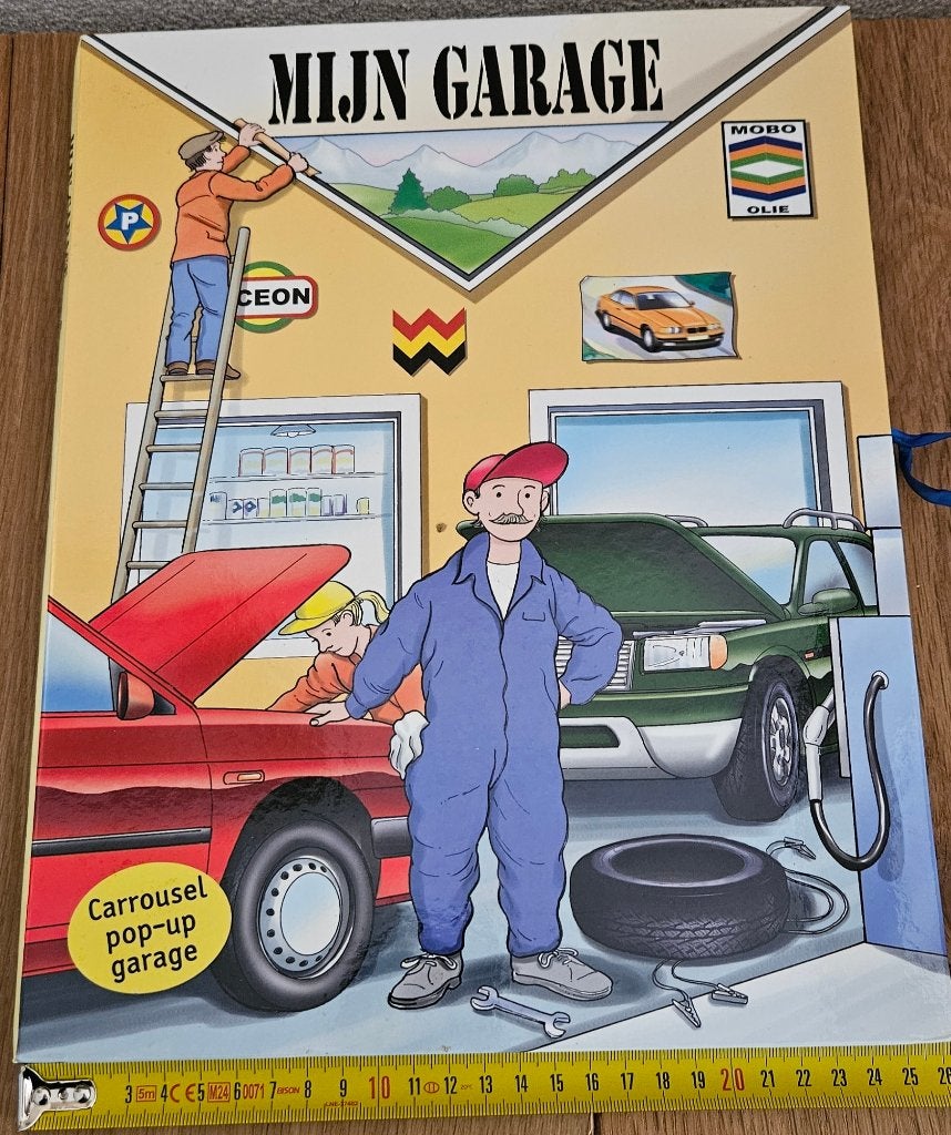 MIJN GARAGE POP-UP prentenboek (voor-)lezen, techniek nieuw!, Boeken, Ophalen of Verzenden, Nieuw, Diverse auteurs, Prentenboek