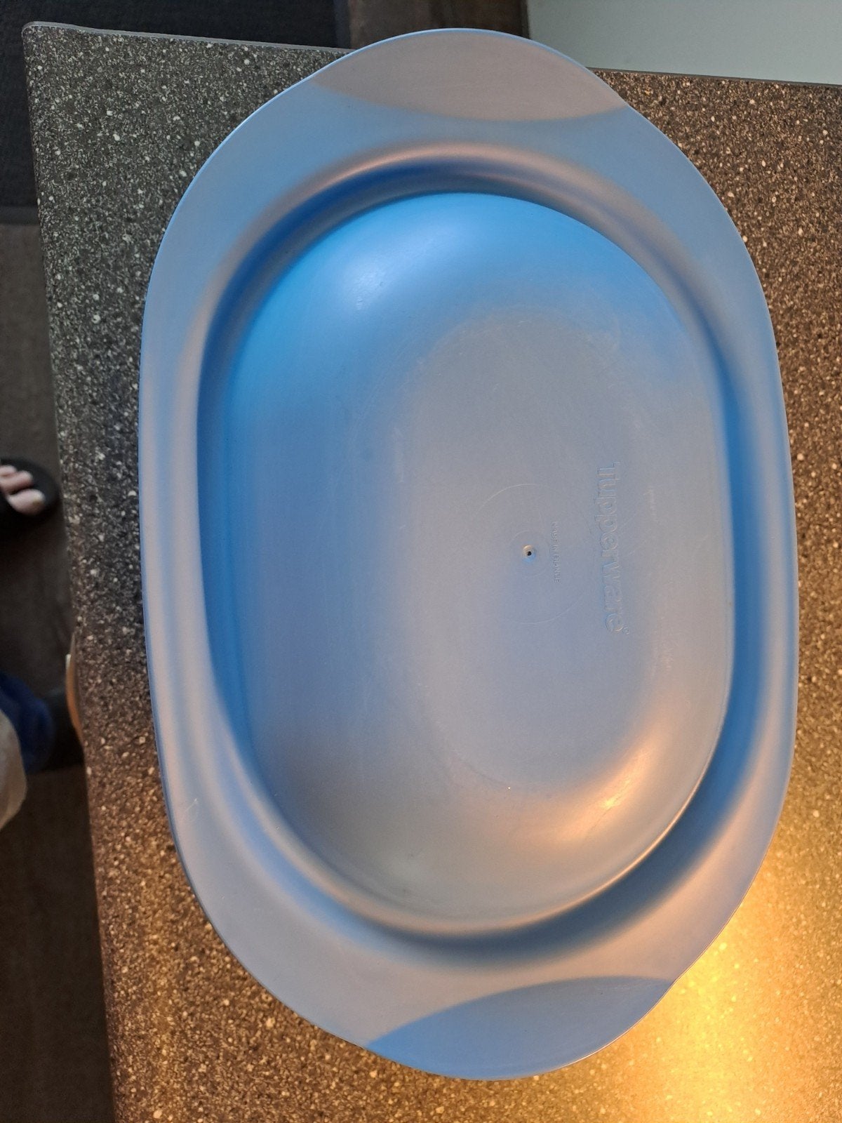 tupperware bak, Ophalen of Verzenden, Zo goed als nieuw, Blauw, Bak of Kom