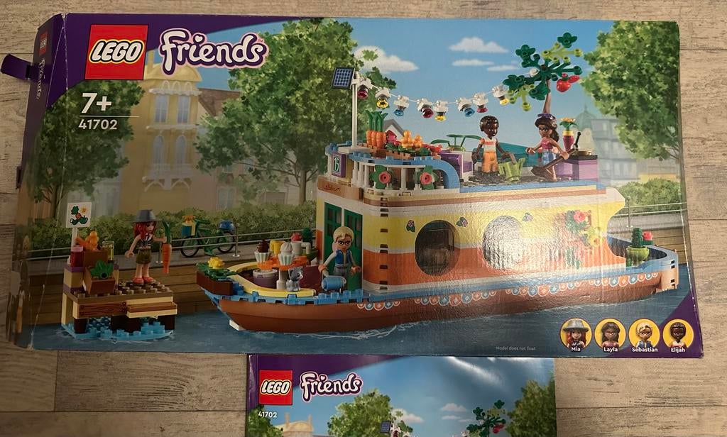 Lego Friends 41702 Woonboot, Ophalen of Verzenden, Zo goed als nieuw, Complete set, Lego