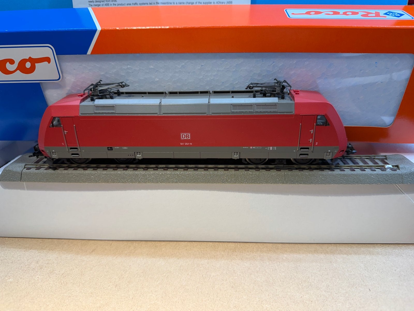 Roco DB BR 101 Locomotief - Onderste sneeuwschuiver los, Hobby en Vrije tijd, Gebruikt, Locomotief, Gelijkstroom of Wisselstroom