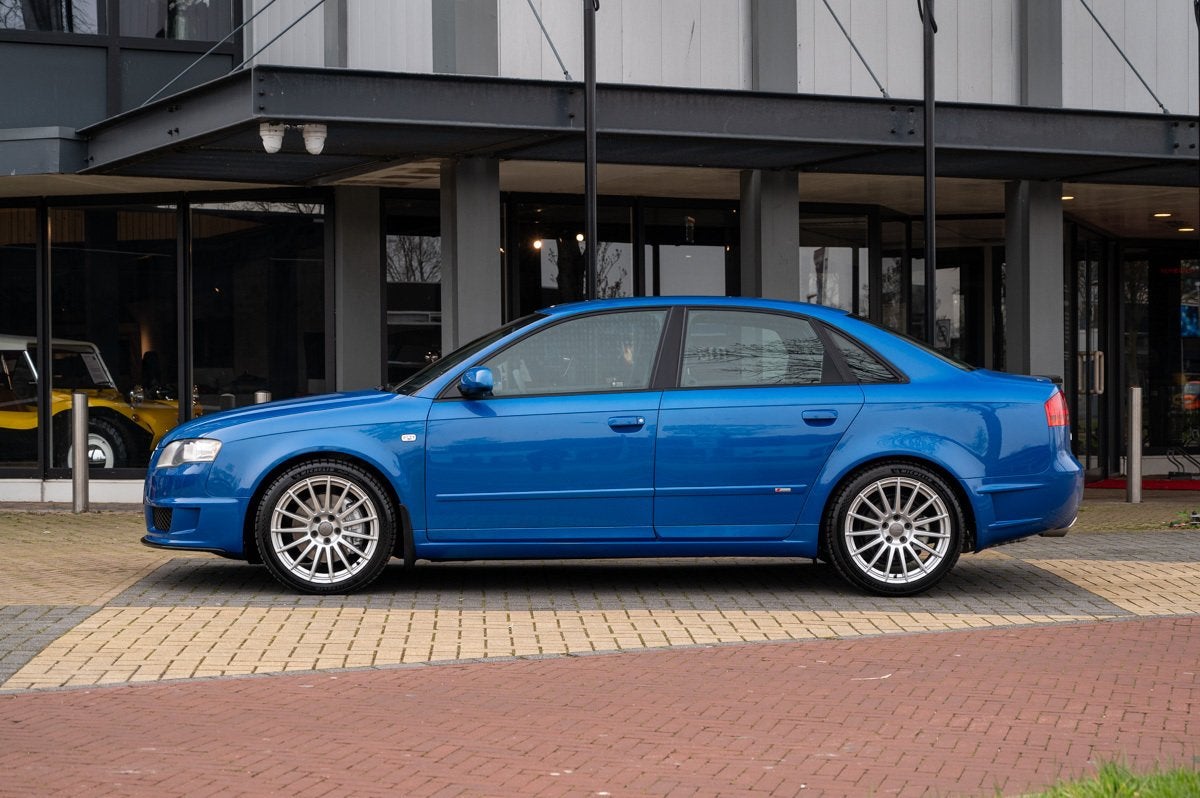 Audi A4 2.0 TFSI QUATTRO DTM (bj 2005), Auto's, Gebruikt, 4 cilinders, 1984 cc, Blauw