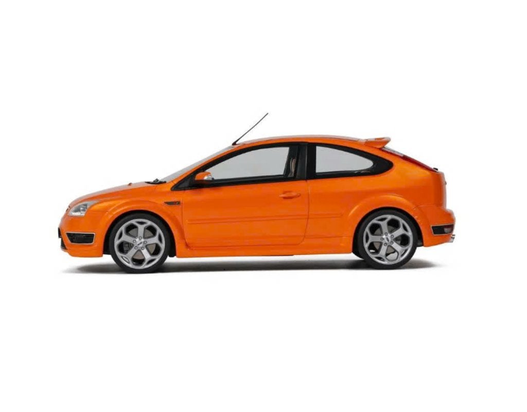 Ford Focus MK 2 ST 2.5 2006 oranje 1/18 OTTO MOBILE OT1078, Ophalen of Verzenden, Nieuw, Auto, OttOMobile