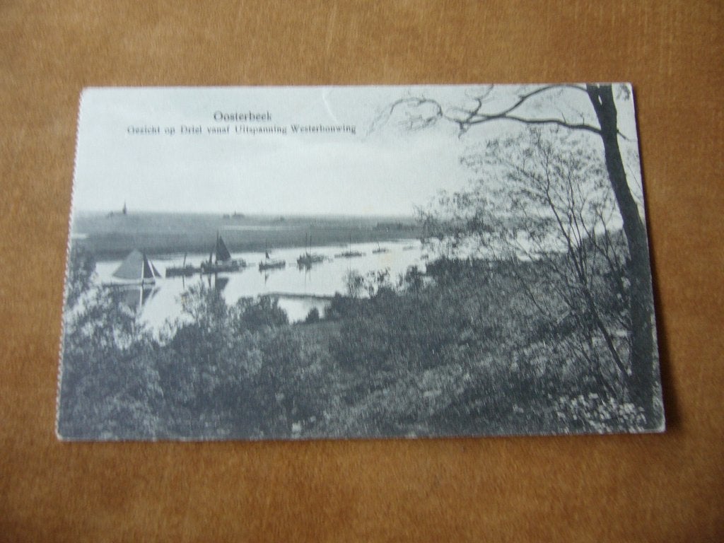 OOSTERBEEK  =  GEZICHT OP DRIEL VANAF UITSPANNING WESTERB., Ophalen of Verzenden, 1920 tot 1940, Gelopen, Gelderland