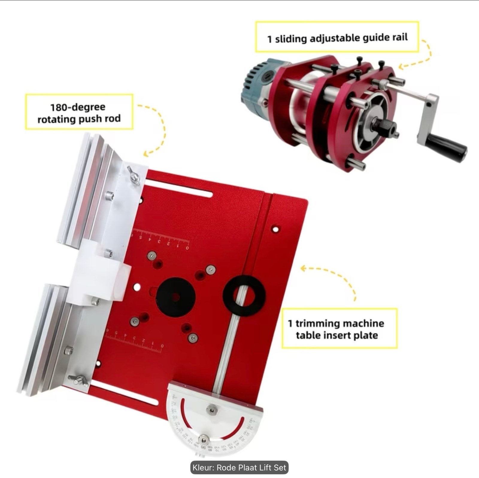Freeslift en freesplaat voor 65 mm freesmachine, Ophalen of Verzenden, Nieuw, Bovenfrees