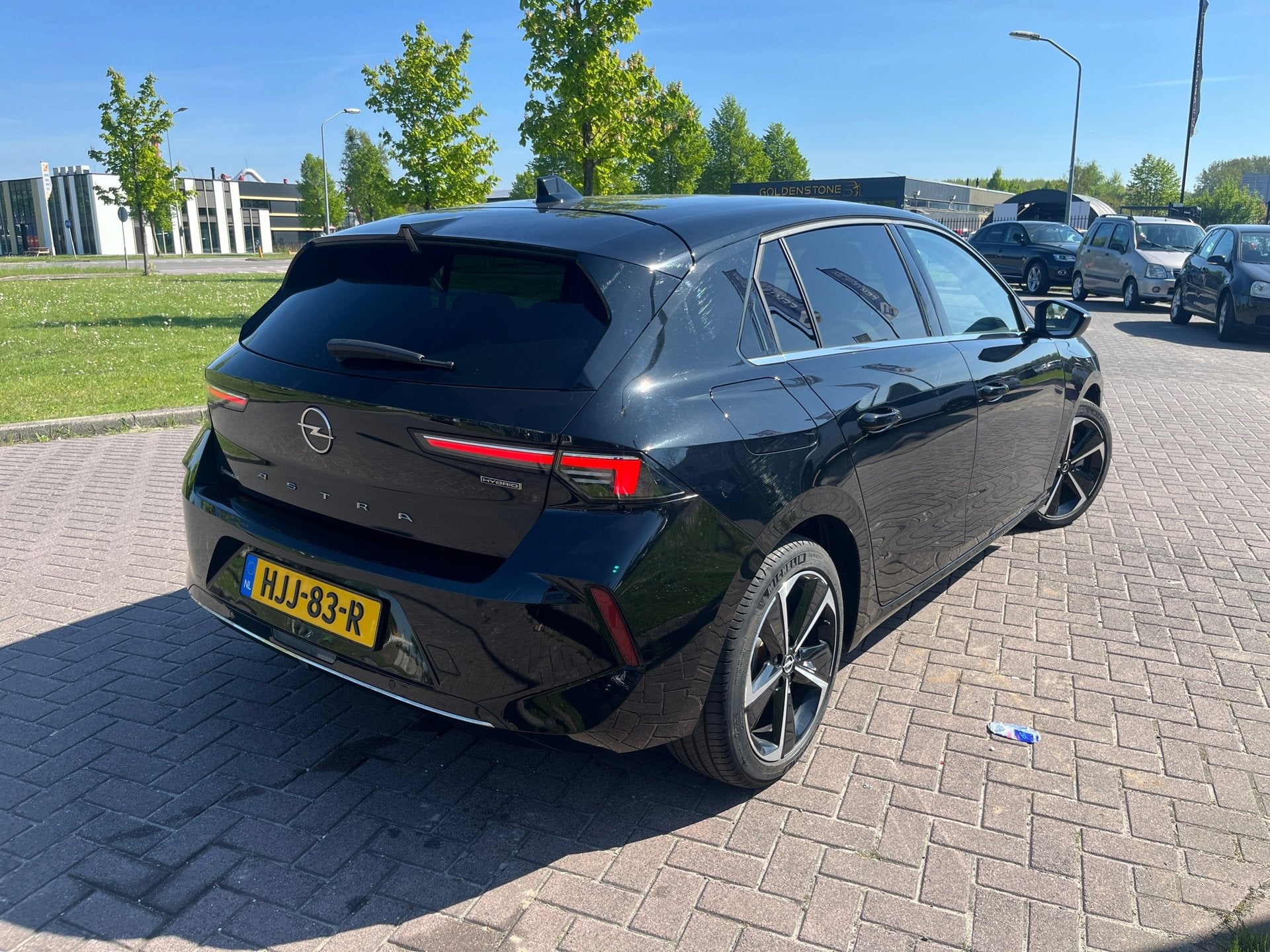 Opel ASTRA 1.6 Hybrid Level 2, Auto's, Gebruikt, 4 cilinders, 150 pk, Zwart