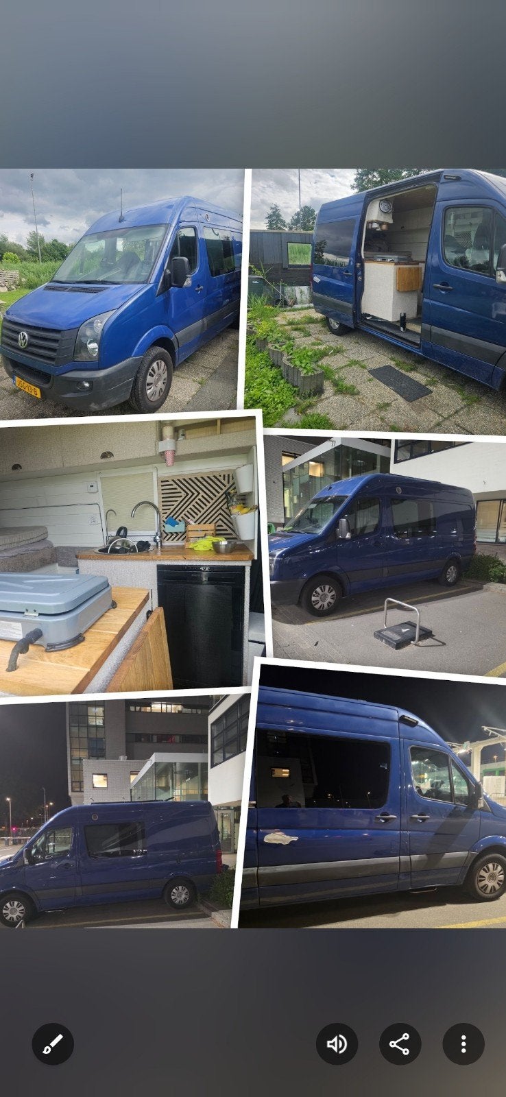 Volkswagen 2016 Blauw, Bluetooth, Euro 5, Achterwielaandrijving, 2000 kg