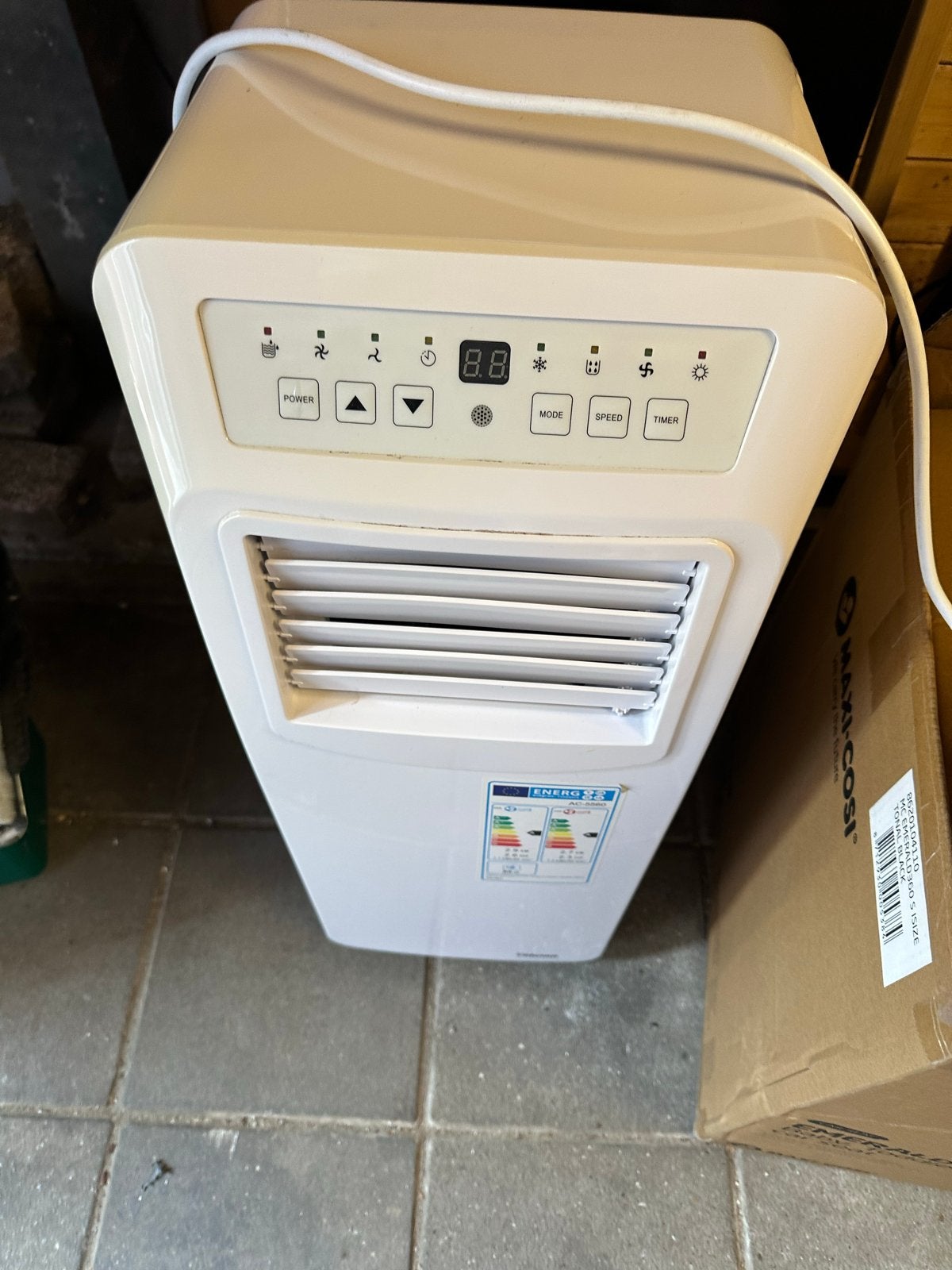 Tristar Mobiele Airco AC-5560 - Koelen en Ventileren, Gebruikt, Minder dan 60 m³, Timer, 3 snelheden of meer