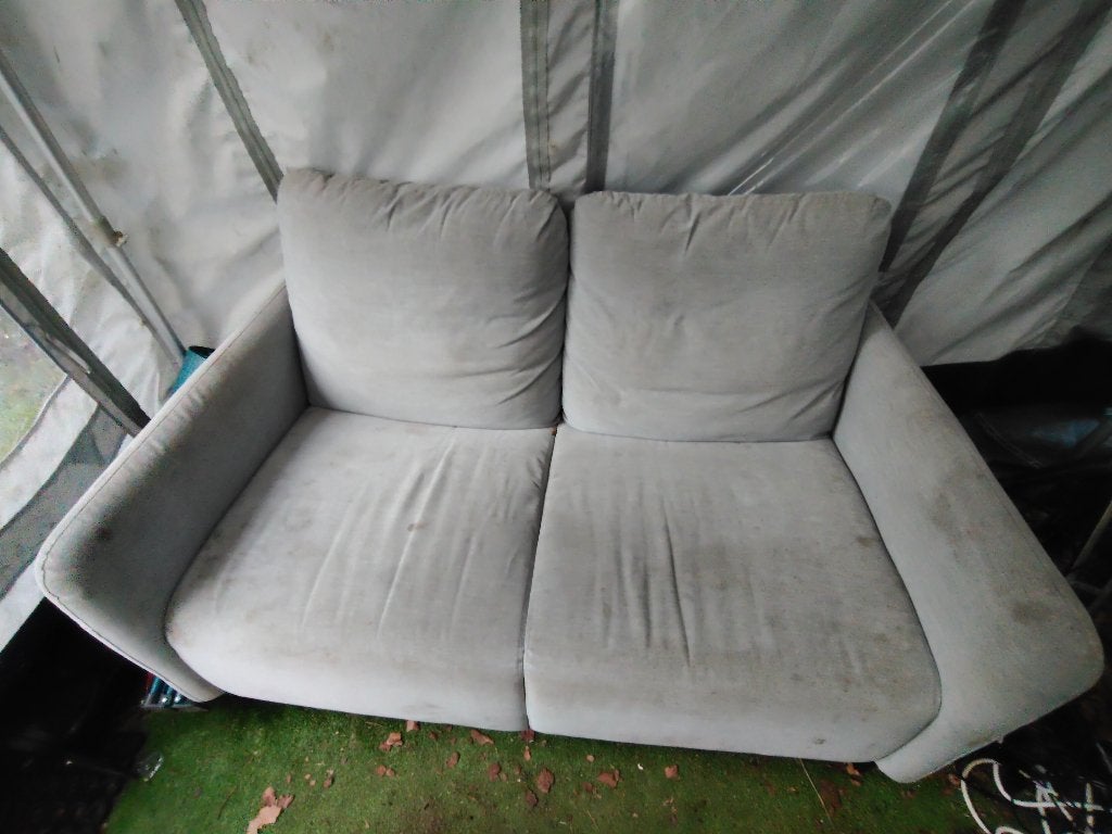 Gratis Bank, Huis en Inrichting, Gebruikt, Tweepersoons, 75 tot 100 cm, Ophalen of Verzenden