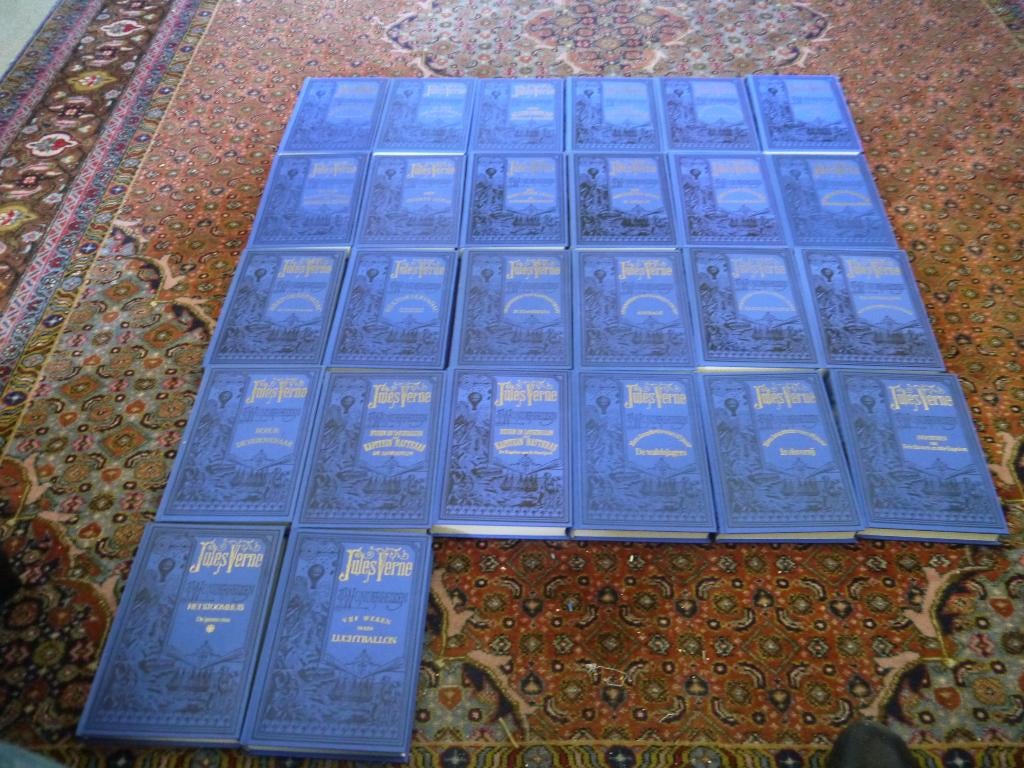Serie blauwe bandjes Jules Verne 26 delen, Boeken, Avontuur en Actie, Zo goed als nieuw, Ophalen of Verzenden