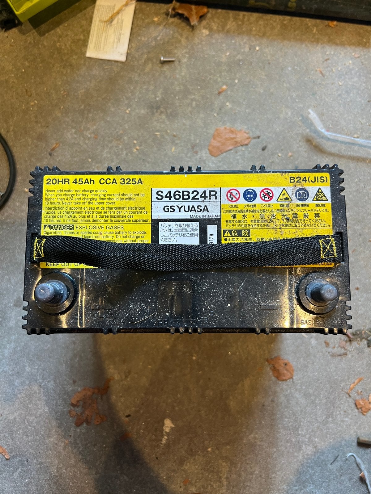 3x 12v 45Ah accu’s (AGM en lood) *slechte staat!*, Ophalen