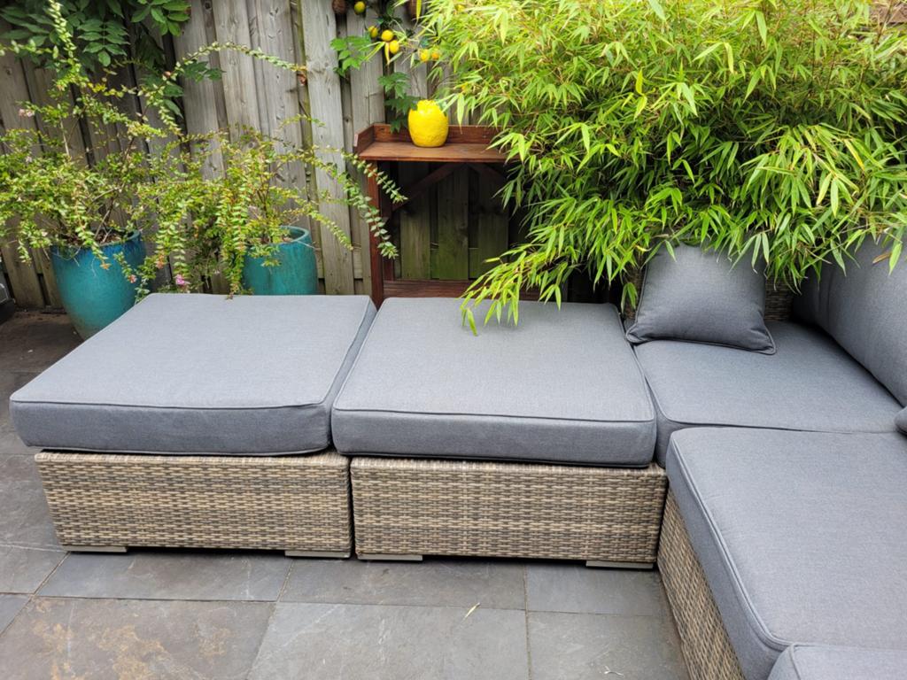 Te koop, prachtige Lounge Set, Ophalen of Verzenden, Zo goed als nieuw, Wicker