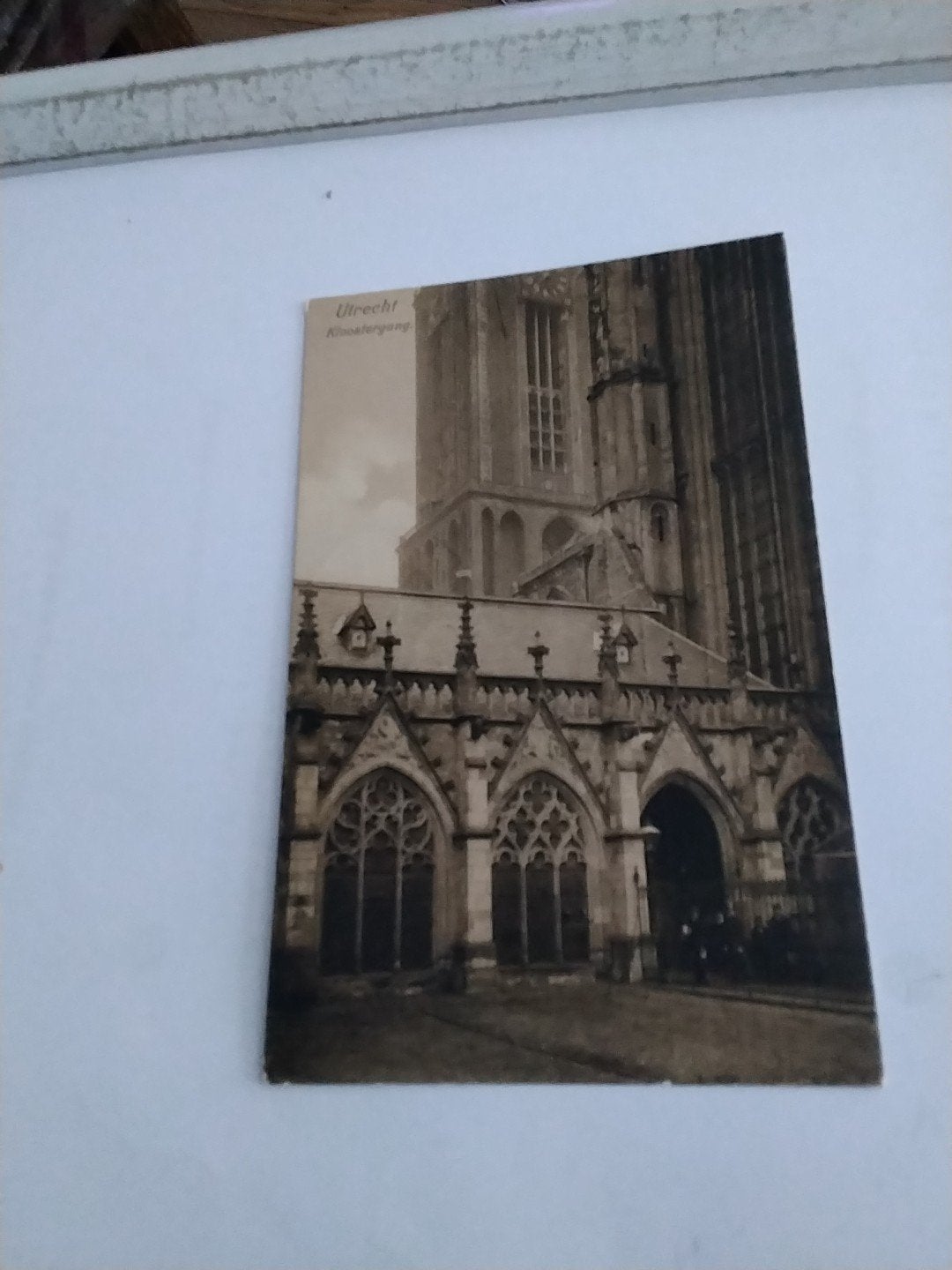 Oude Ansichtkaart Utrecht Domtoren - Gelopen 1912, Ophalen of Verzenden, Voor 1920, Gelopen, Utrecht