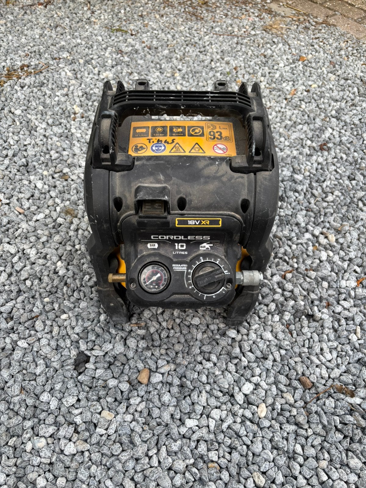 DCC1018N-XJ 18V XR dewalt accu compressor 10 bar