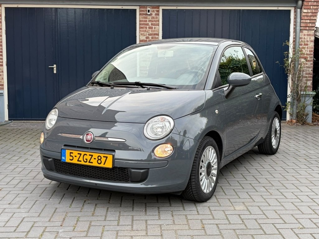 Fiat 500 0.9 Twinair C 2014 Grijs NAP, Voorwielaandrijving, Stof, Zwart, 840 kg