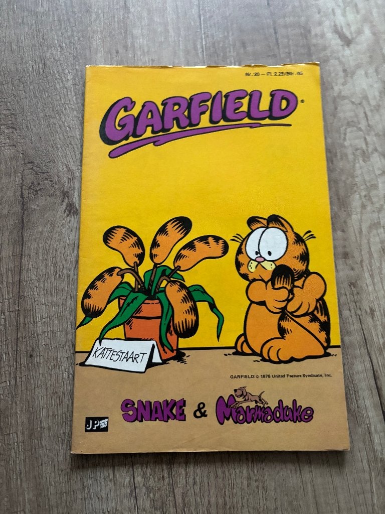 comic garfield nummer 20, Europa, Ophalen of Verzenden, Junior Press, Gelezen