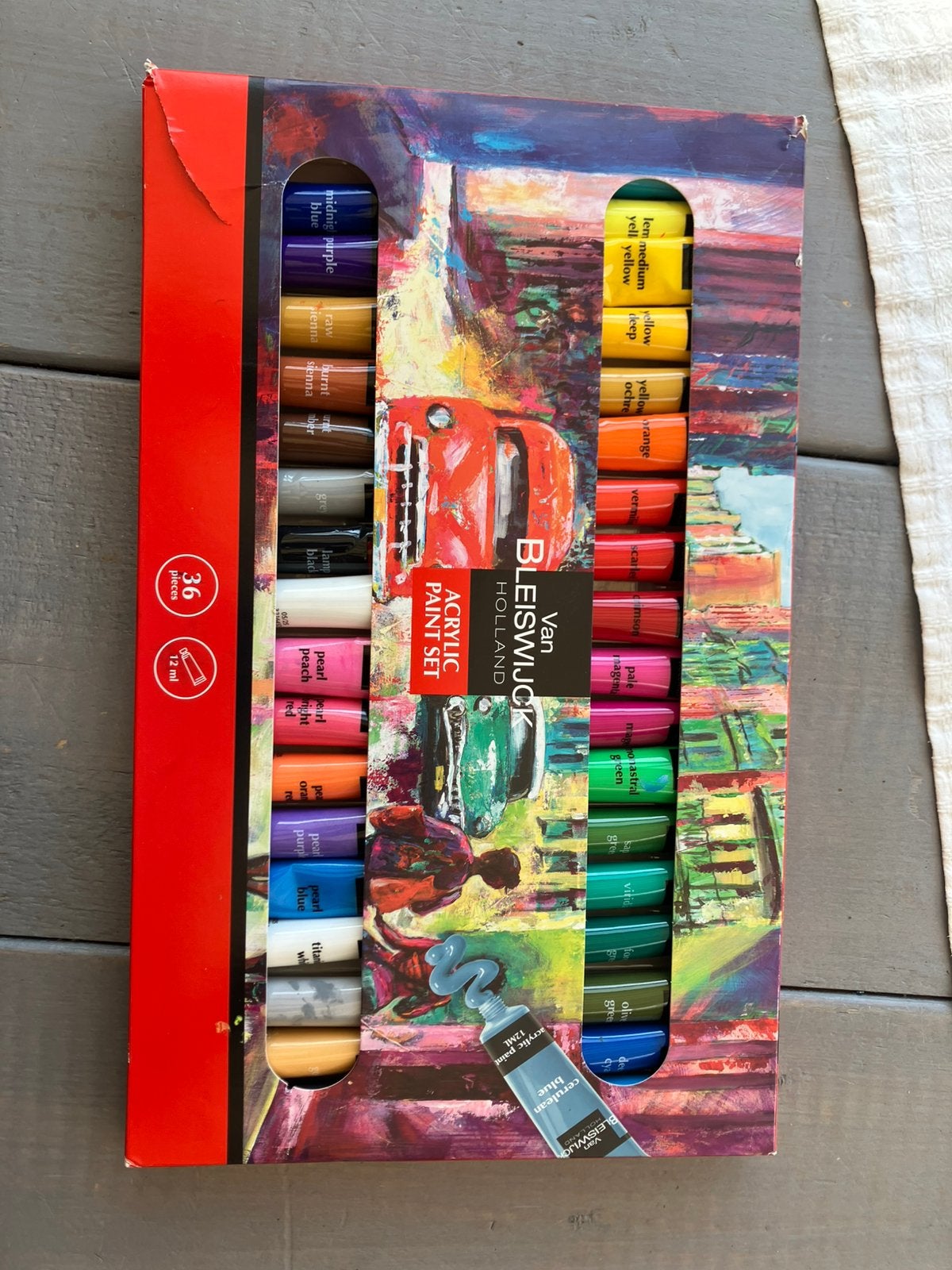 Acryl verf., Ophalen of Verzenden, Zo goed als nieuw, Potlood of Stift