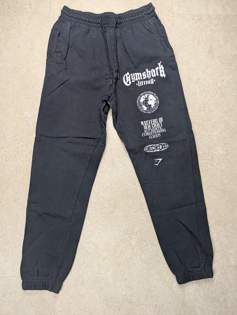 Gymshark Lifting Joggingbroek Zwart Maat S, Fitness, Verzenden, Zo goed als nieuw, Maat 46 (S) of kleiner