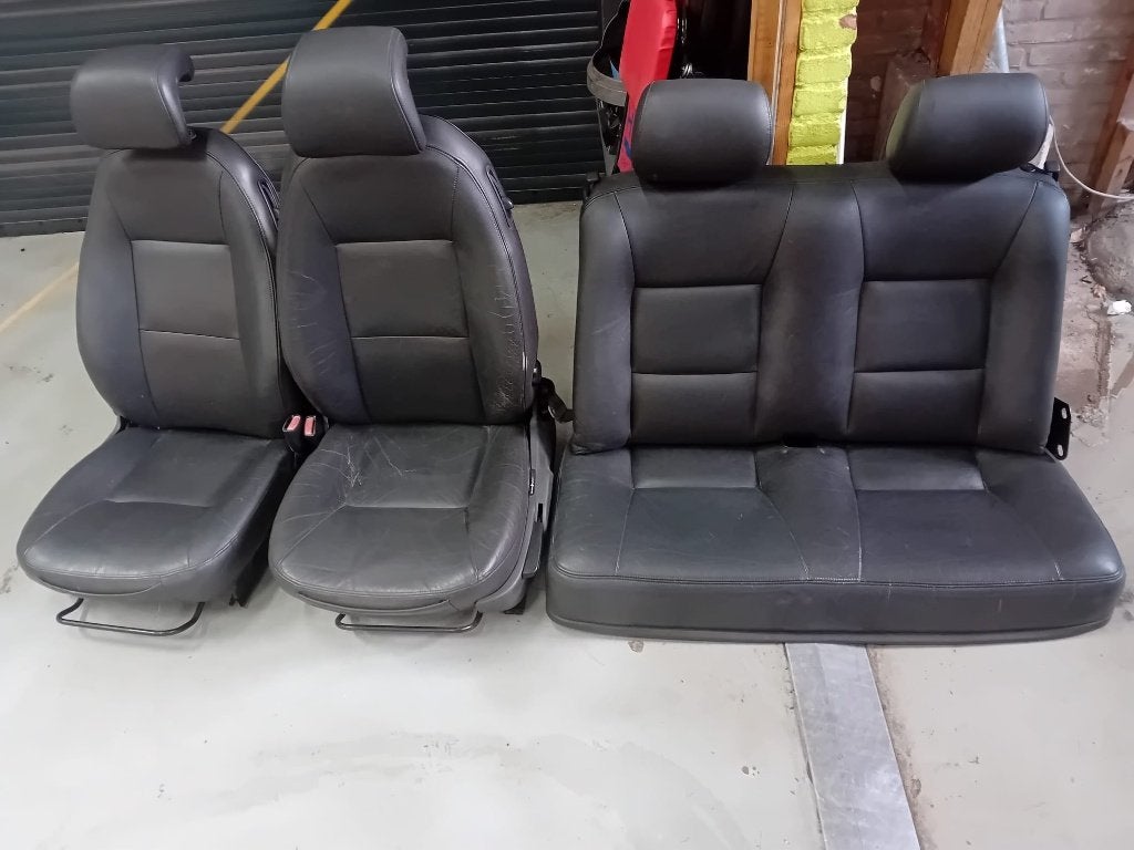 Grijs leder interieur Saab 9-3 cabriolet, 1998-2002., Ophalen, Gebruikt
