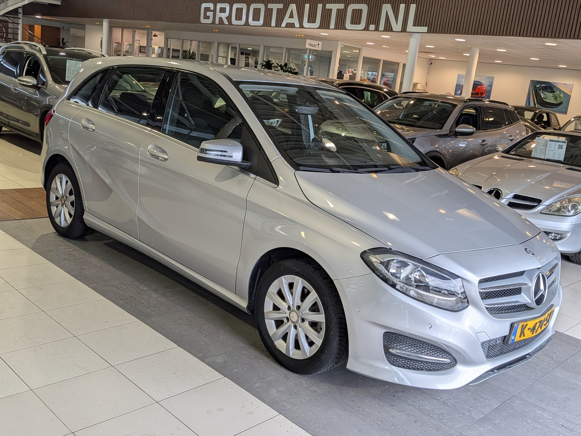 Mercedes-Benz B-Klasse 180 Ambition Airco, Stuurbekrachtigin, Auto's, Voorwielaandrijving, Stof, Gebruikt, 4 cilinders