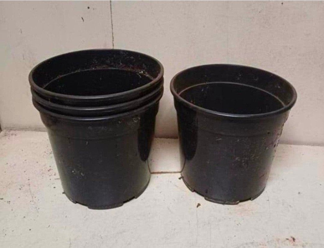 kweekpotten plantenpotten bloempotten 21 cm, Kunststof, Gebruikt, Rond, Ophalen of Verzenden