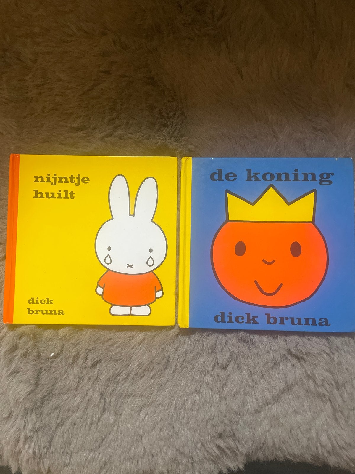Nijntje huilt & De Koning - Dick Bruna (2 boekjes), Jongen of Meisje, Voorleesboek, Ophalen, Gelezen