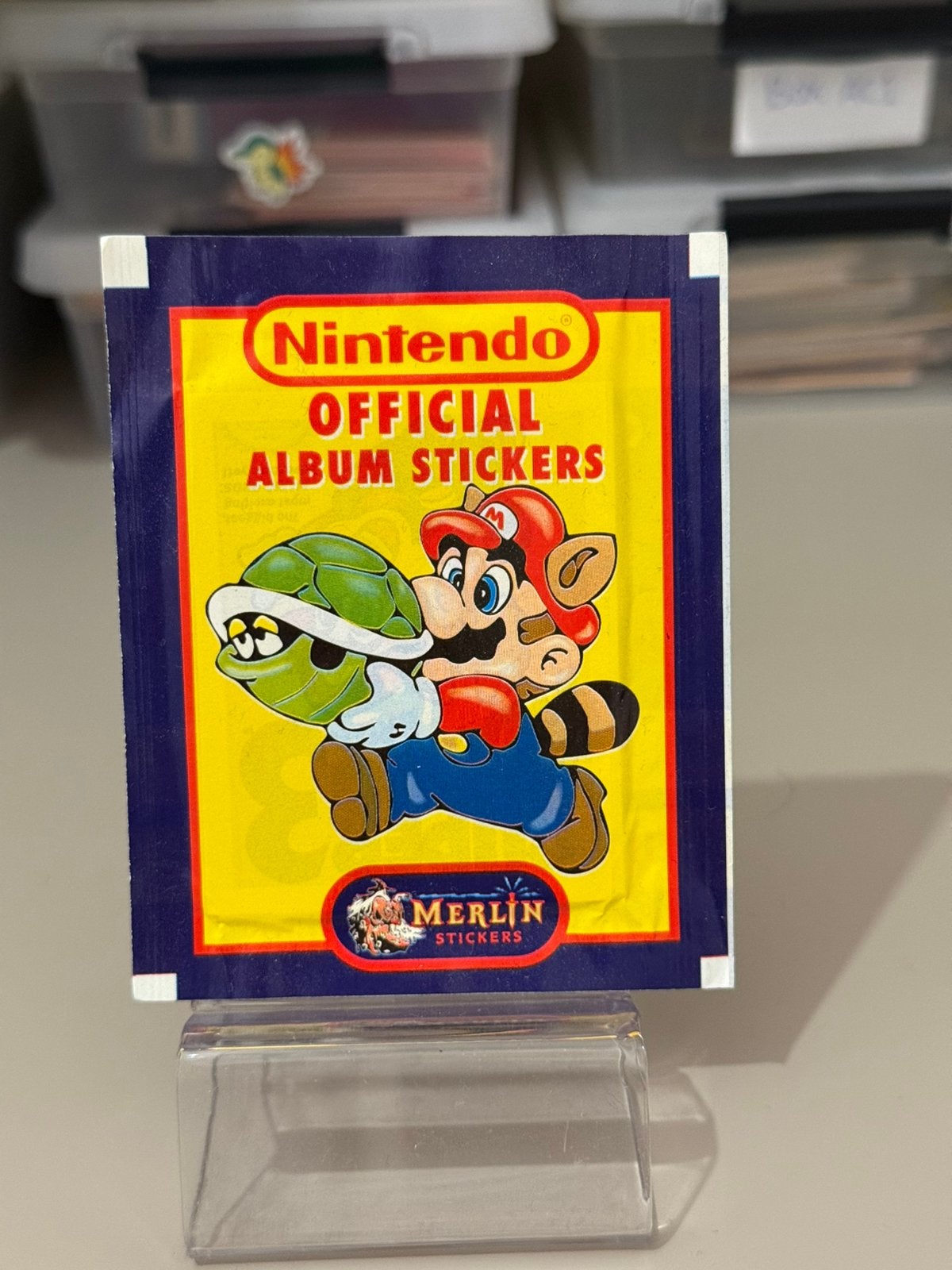 Nintendo Official Album Stickers Merlin 1992, Verzenden, Zo goed als nieuw, Speelkaart(en)
