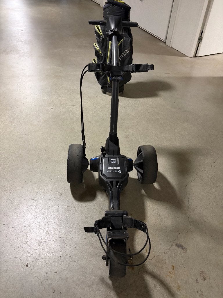 golftrolley motocaddy M5 GPS, Ophalen of Verzenden, Gebruikt, Golfkar, Overige merken
