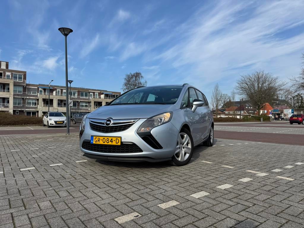 Opel Zafira 1.4T 103KW 2015 Grijs, 4 cilinders, 7 stoelen, Origineel Nederlands, Bedrijf