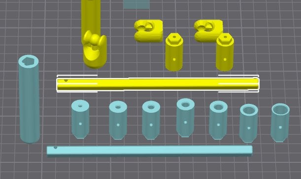 universal RC cardan shaft, PETG/ASA/ABS 1:4 tm 1:24, Hobby en Vrije tijd, Verzenden, Nieuw, 1:9 t/m 1:12, Onderdeel