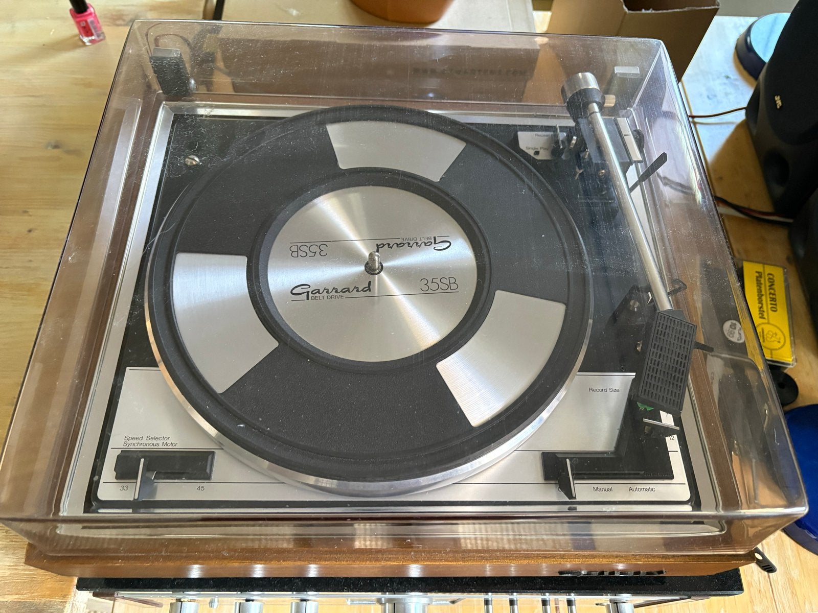 Garrard 35SB Platenspeler - Vintage en Volautomatisch, Overige merken, Gebruikt, Automatisch, Ophalen of Verzenden