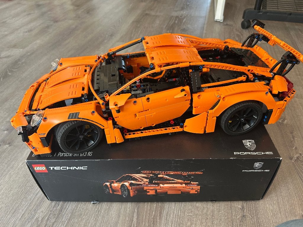 Lego Technic Supercar 42056 – Porsche 911 GT3 RS, Inclusief instructies, Lego, Ophalen of Verzenden, Zo goed als nieuw