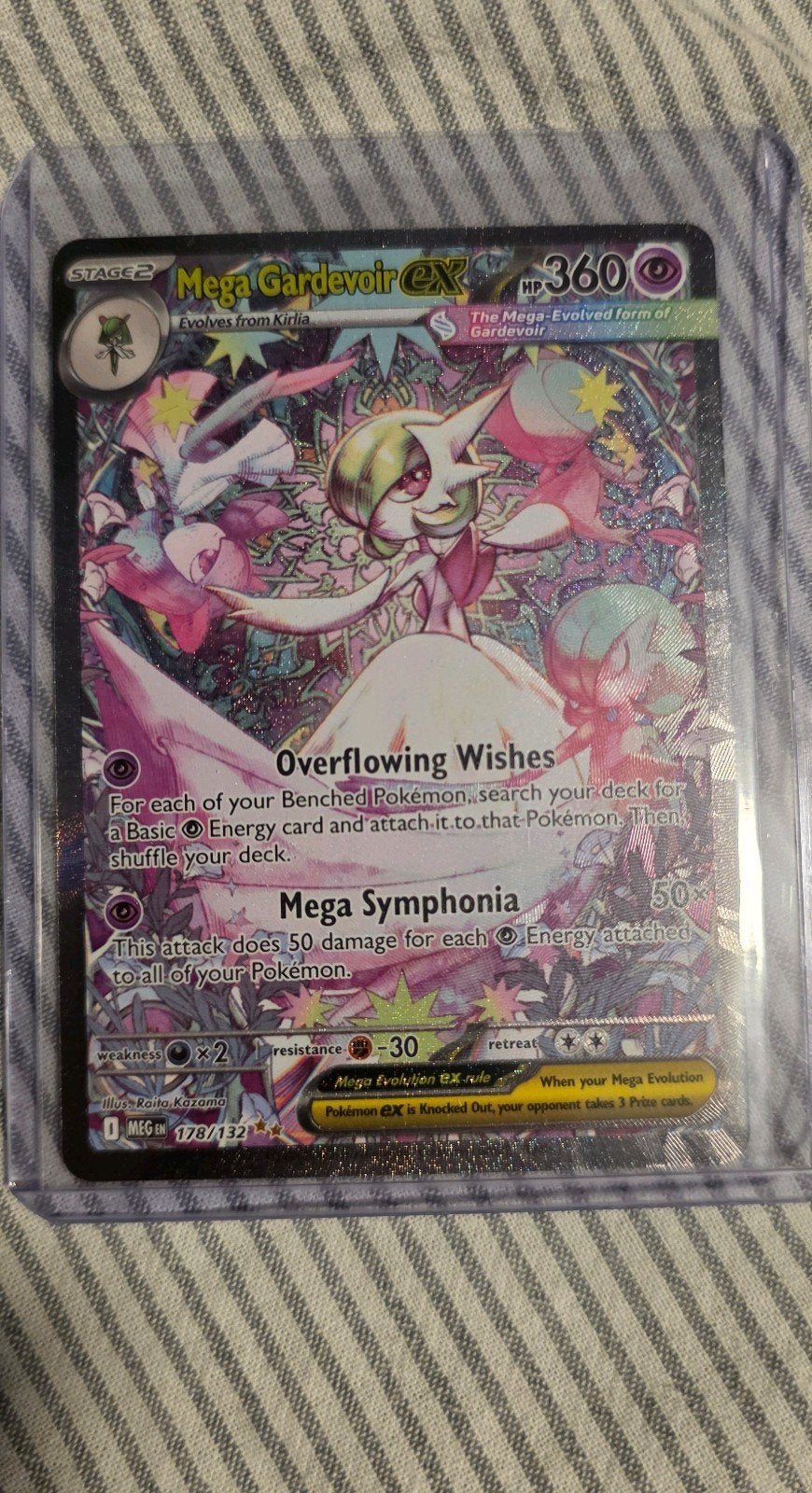 Mega Gardevoir EX Pokémon Kaart - Full Art (sir), Ophalen, Nieuw, Losse kaart, Foil