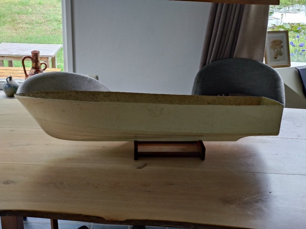 Glasvezel romp modelboot (waarschijnlijk Storebro) – 102 cm, Ophalen, Gebruikt, Groter dan 1:32, Overige merken