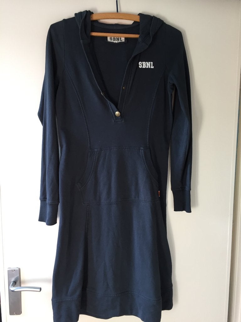 Jurk Sissy Boy capuchon hoodie sweat jurk S, Blauw, Sissy-Boy, Ophalen of Verzenden, Zo goed als nieuw