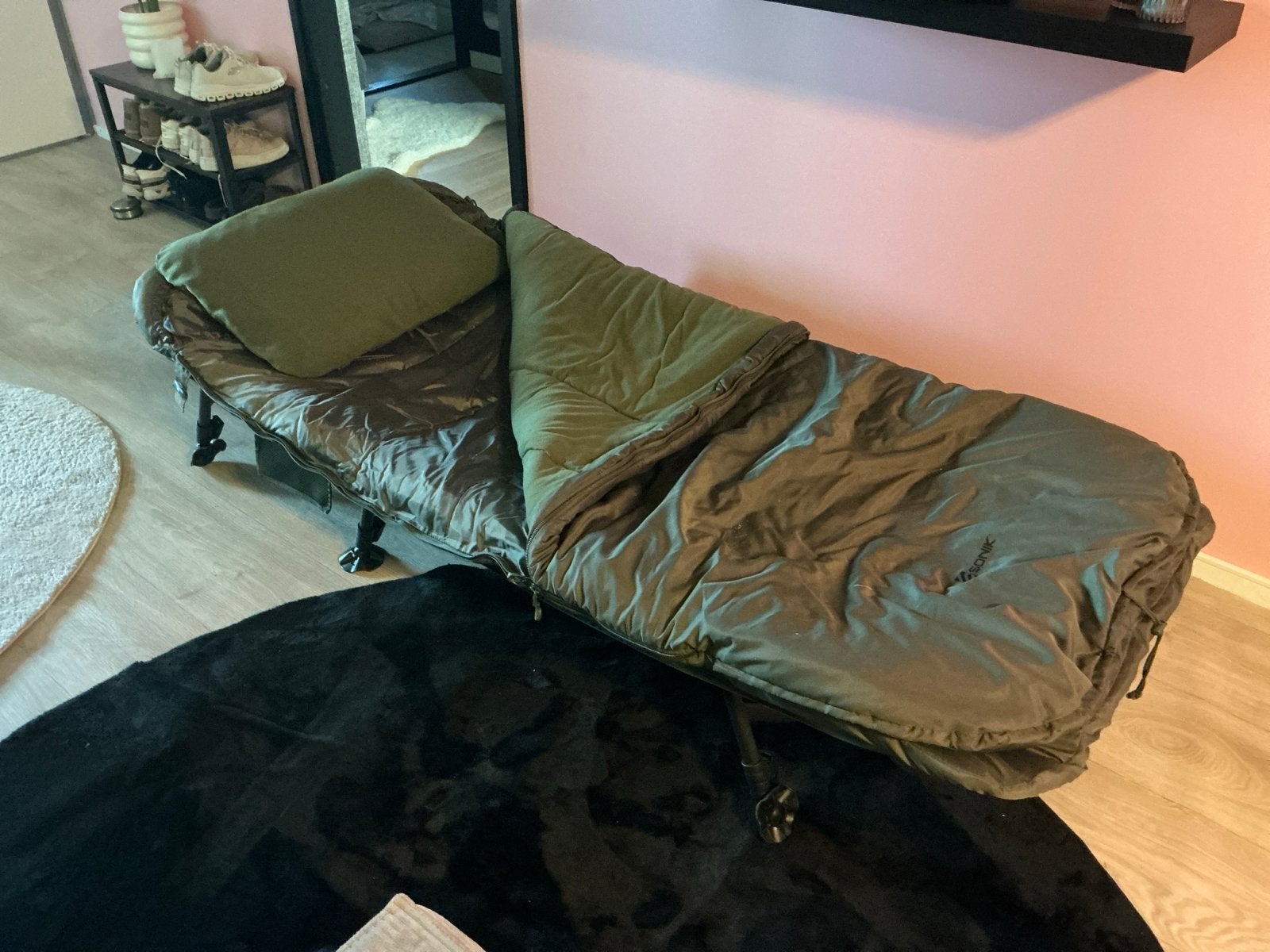 Banktek Sleep System 5-Season Slaapzak met Bedchair, Caravans en Kamperen, Slaapzakken, Ophalen, Gebruikt