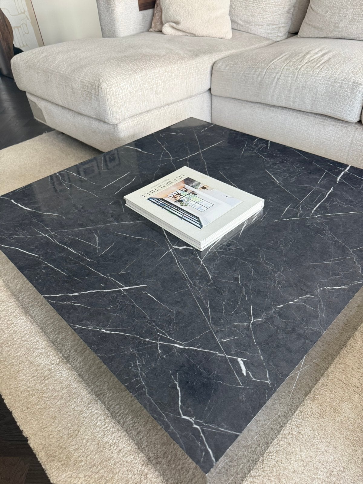 Westwing Lesley salontafel, Ophalen, 100 tot 150 cm, 50 tot 100 cm, Zo goed als nieuw
