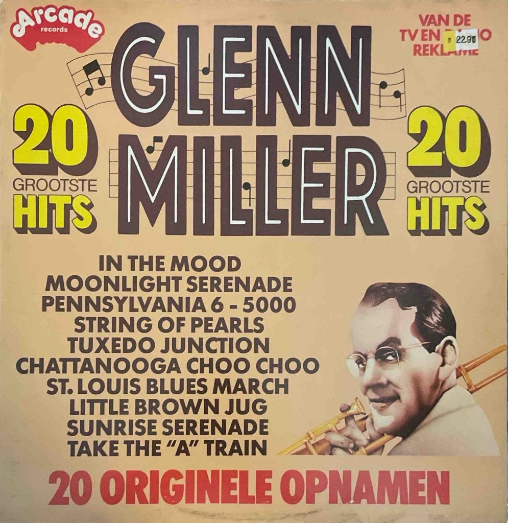 Glenn Miller - 20 Grootste Hits, LP, Ophalen of Verzenden, Zo goed als nieuw, 12 inch
