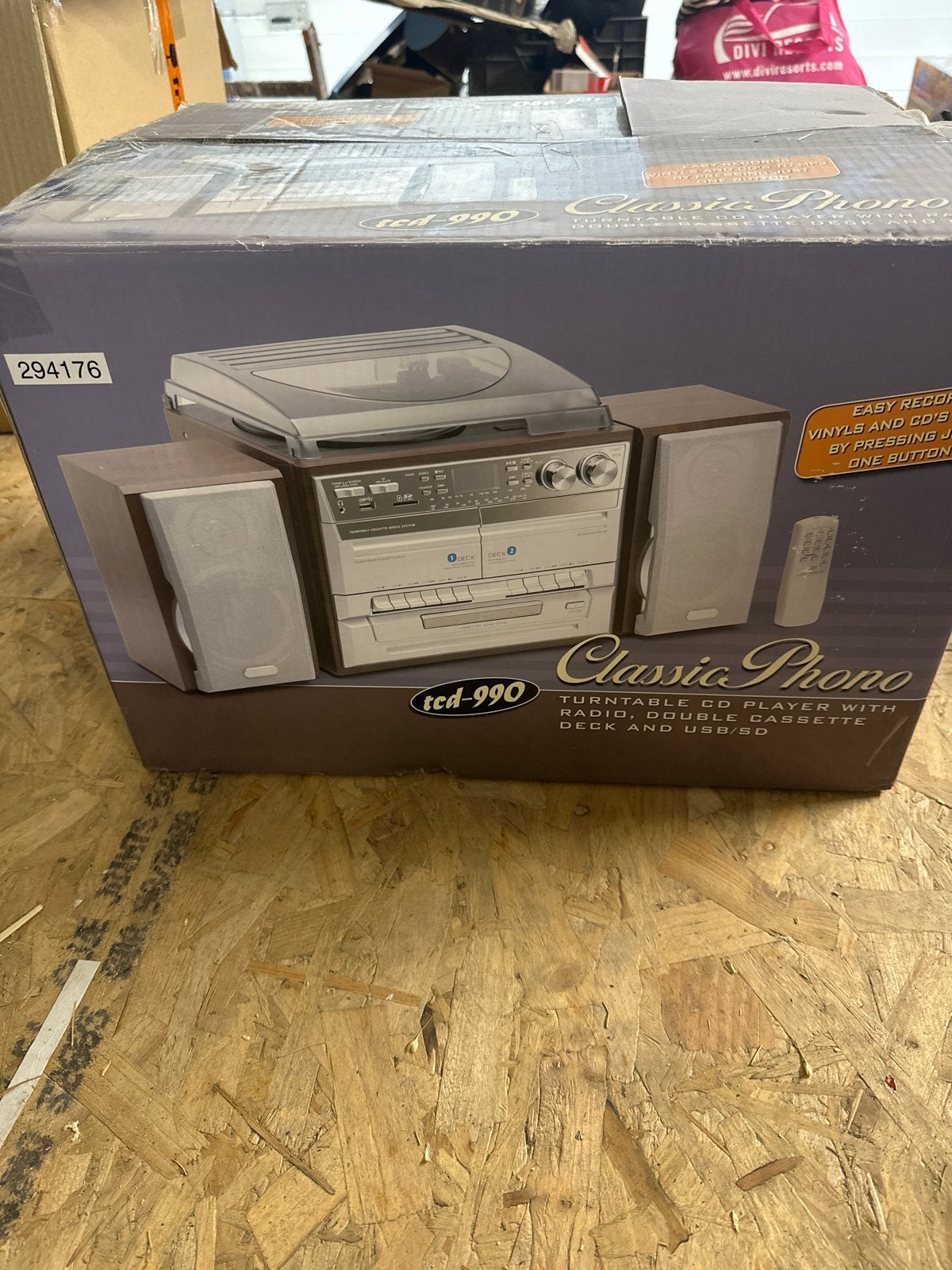 Classic Phono TCD-990 All-in-One Muzieksysteem, Overige merken, Cassettedeck, Nieuw, Losse componenten