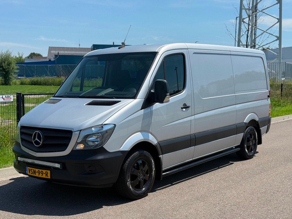 Mercedes-Benz Sprinter 514 2.2 CDI 366 HD|Airco|Navigatie|Cr, Auto's, Achterwielaandrijving, Gebruikt, Euro 6, Wit