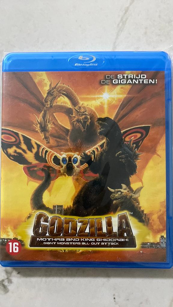 Godzilla blu ray NL versie mothra and king ghidorah, Ophalen of Verzenden, Zo goed als nieuw, Avontuur
