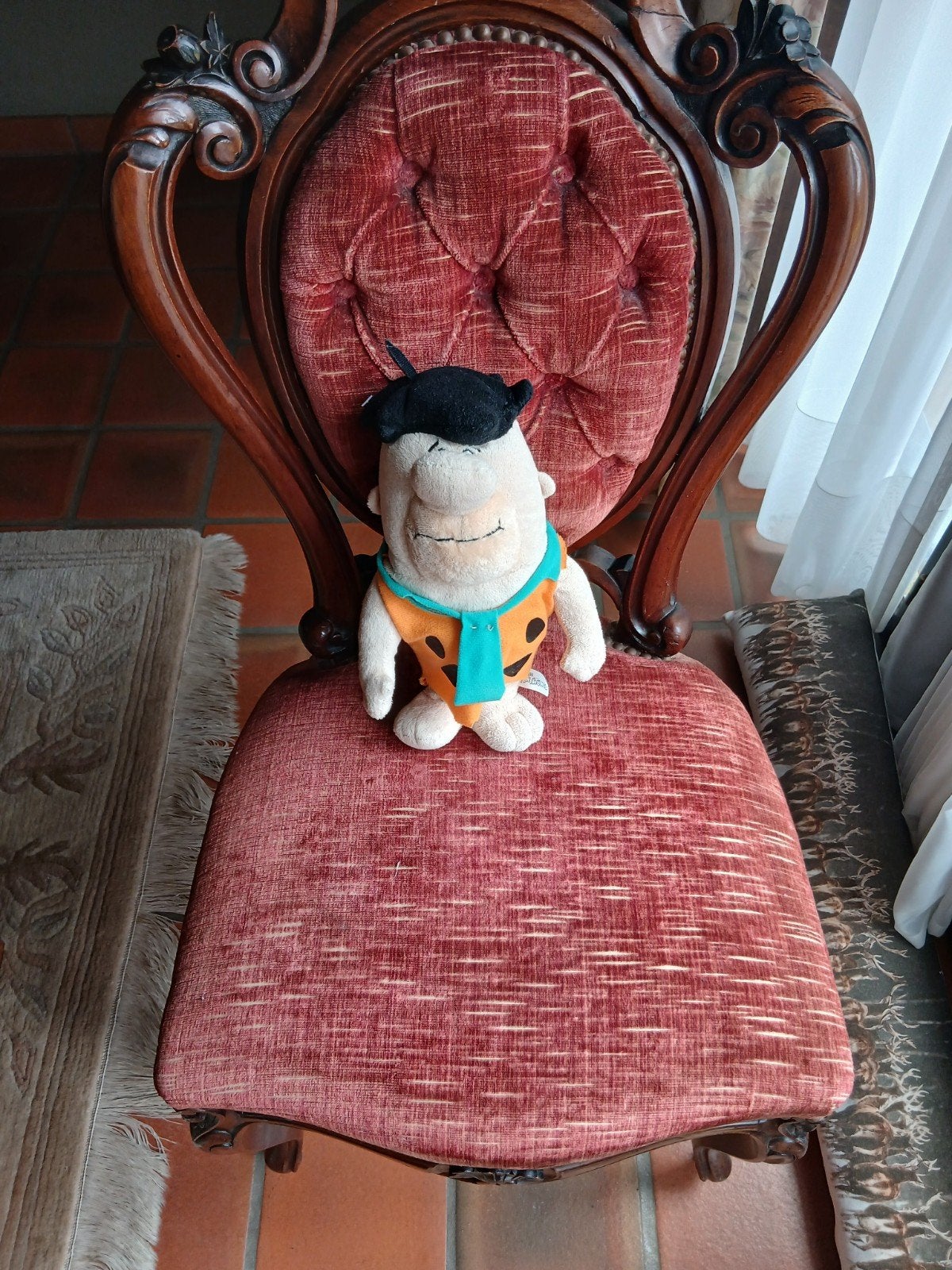 Fred Flintstone knuffel – mooie staat, Verzamelen, Ophalen of Verzenden, Zo goed als nieuw, Actiefiguur of Pop