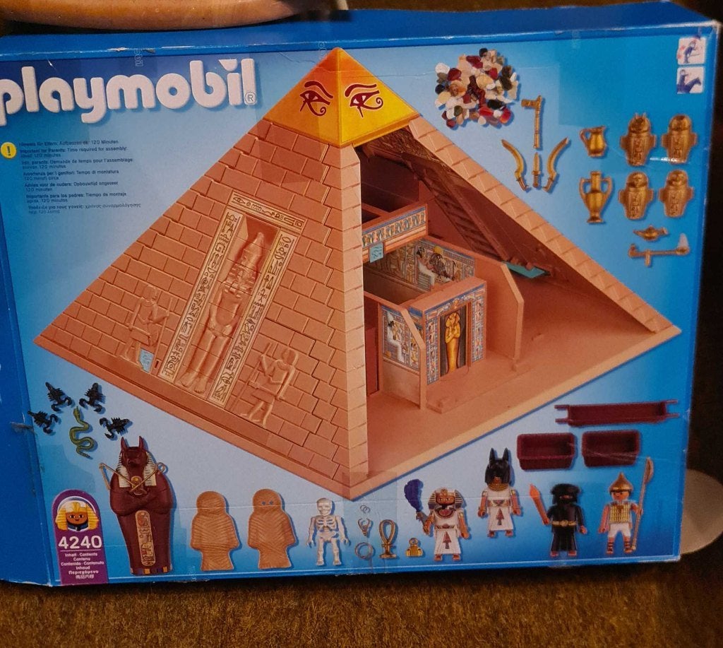 Playmobil Piramide van de Farao 4240, Gebouw, Complete set, Zo goed als nieuw, Historisch