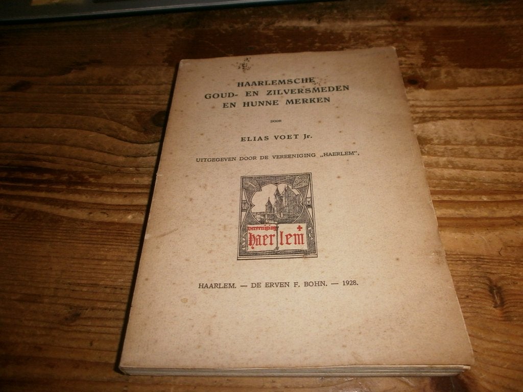 haarlemsche goud-en zilversmeden en hunne merken ex libris!, Ophalen of Verzenden