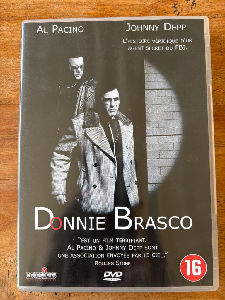 Donnie Brasco DVD - Al Pacino & Johnny Depp, Vanaf 16 jaar, Ophalen of Verzenden, Gebruikt, Maffia en Misdaad