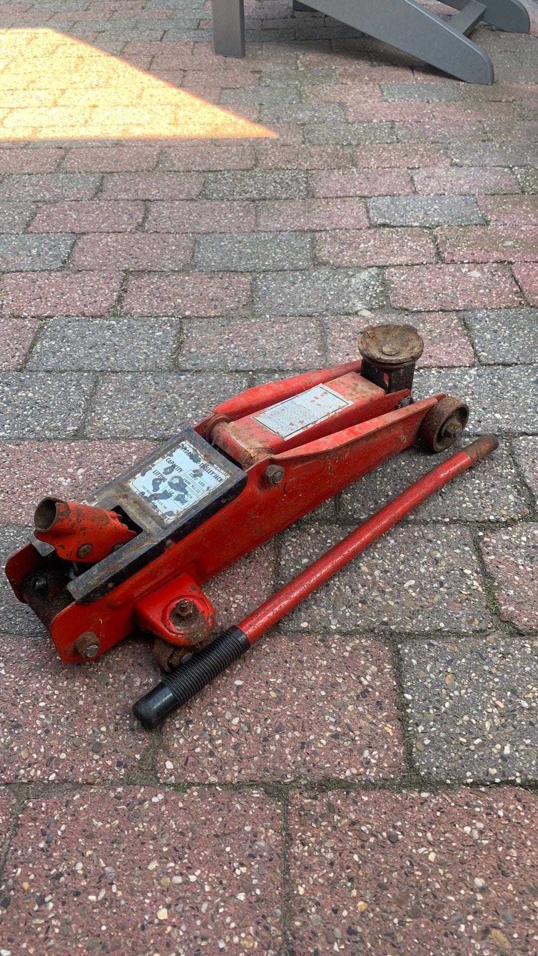 Garage krik, Ophalen, Gebruikt, Hydraulisch, Garagekrik