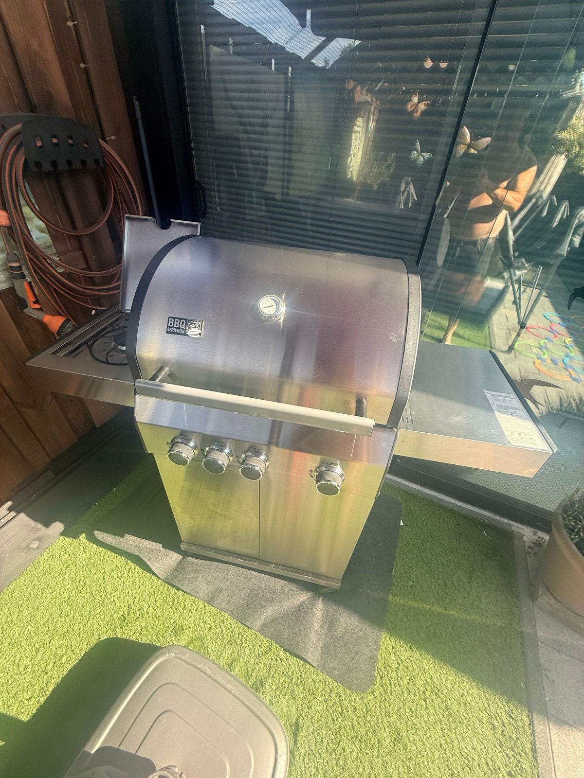 BBQ-Pro gasbarbecue met zijbrander, Ophalen, Gebruikt