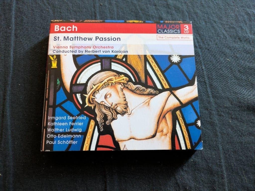 Bach: Matthäus-Passion - Karajan 3 CDs, Ophalen of Verzenden, Zo goed als nieuw, Oratorium, Barok