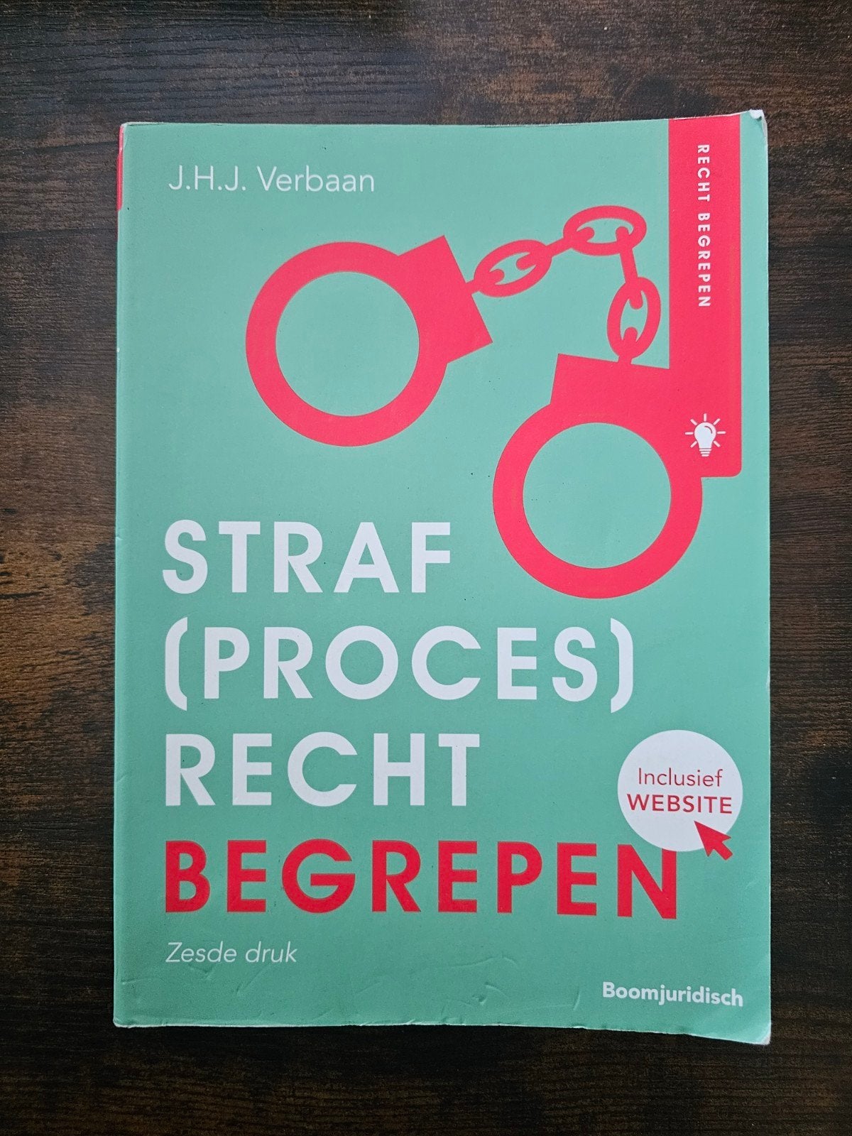 Joost Verbaan - Straf(proces)recht begrepen, Boeken, Sociale wetenschap, Ophalen of Verzenden, Zo goed als nieuw, Joost Verbaan