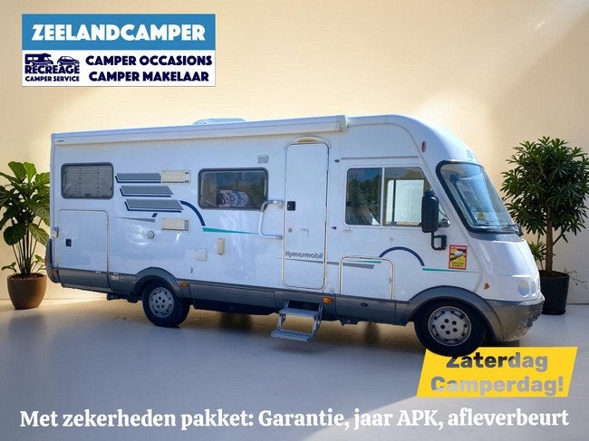 Fiat 244 Hymer B644 op C1 kenteken! (bj 2002), Caravans en Kamperen, Campers, 6 tot 7 meter, Bedrijf, Diesel, Elektrische ramen